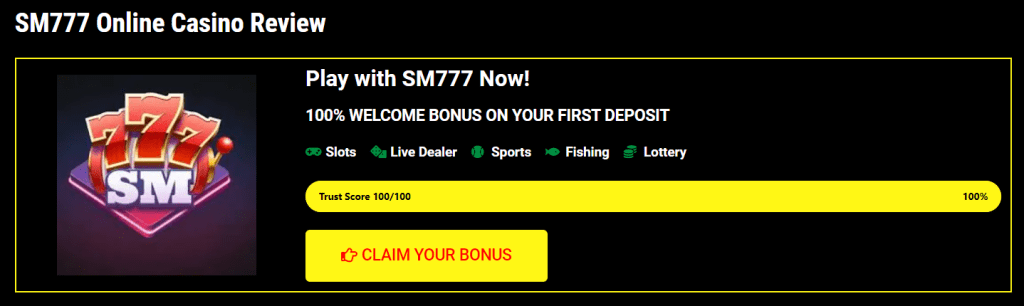 sm777 bonus